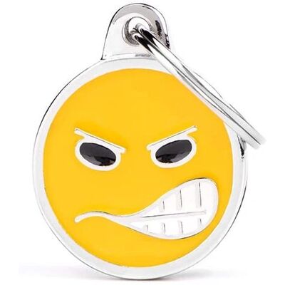 MyFamily Smiley Hundemarke - Haustier ID MyFamily Smiley Hundemarke - Haustier ID