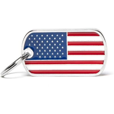 Myfamily Modell Flagge USA - Medaille Myfamily Modell Flagge USA - Medaille