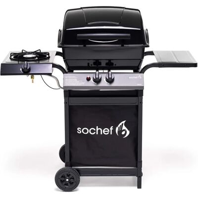 SOCHEF - Piu Pepito - 2 bruciatori inox - Fornello laterale - Barbecue a gas SOCHEF - Piu Pepito - 2 bruciatori inox - Fornello laterale - Barbecue a gas
