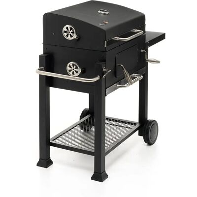 Sochef Griglia a carbone con vassoio regolabile - Barbecue Sochef Griglia a carbone con vassoio regolabile - Barbecue