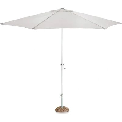 MYGARDEN Ombrellone da giardino grigio 3m con manovella - Parasole MYGARDEN Ombrellone da giardino grigio 3m con manovella - Parasole