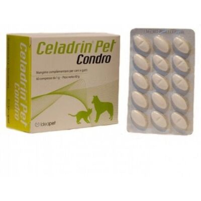 Ideapet Celadrin Integratore Articolazioni Cani e Gatti 60 Compresse Ideapet Celadrin Integratore Articolazioni Cani e Gatti 60 Compresse