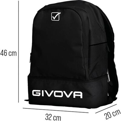 Givova Rugzak - Duurzame Polyester Rugzak voor Sport & Reizen Givova Rugzak - Duurzame Polyester Rugzak voor Sport & Reizen