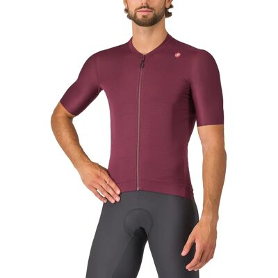 Castelli Espresso Cykeltröja - Bordeaux / Silver Moon / 2XL Castelli Espresso Cykeltröja - Bordeaux / Silver Moon / 2XL