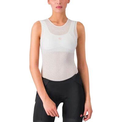 T-shirt technique sans manches Castelli Pro Mesh W - Femme - Blanc - XS - Publicité T-shirt technique sans manches Castelli Pro Mesh W - Femme - Blanc - XS - Publicité