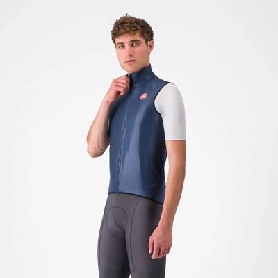 Castelli Aria Lyseblå Vindjakke - Vest Castelli Aria Lyseblå Vindjakke - Vest