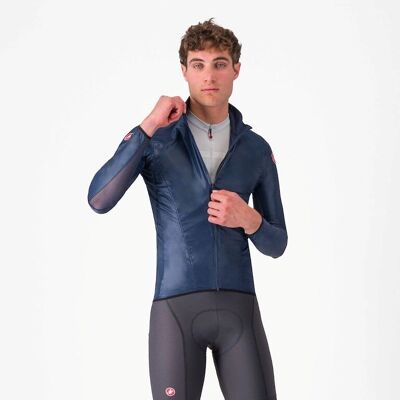 Castelli Aria Shell marinblå vindtät jacka Castelli Aria Shell marinblå vindtät jacka