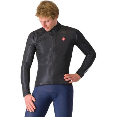 Castelli Squall Shell Jacka - AW24 - Svart / Silver Grey / Small - Jacka Castelli Squall Shell Jacka - AW24 - Svart / Silver Grey / Small - Jacka