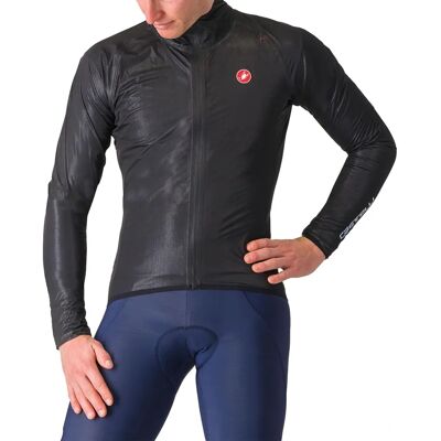 Castelli Squall Shell Jakke - AW24 - Svart / Sølvgrå Castelli Squall Shell Jakke - AW24 - Svart / Sølvgrå