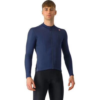 Castelli Espresso Thermal Jersey - AW24 - Azul - Camiseta Castelli Espresso Thermal Jersey - AW24 - Azul - Camiseta