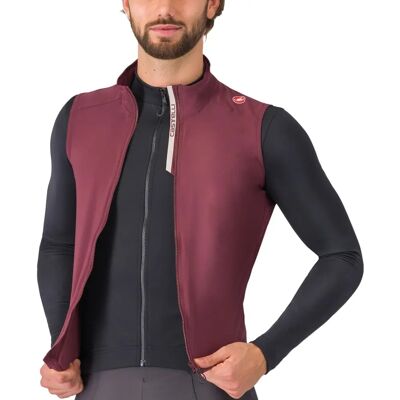 Castelli Espresso Vest - Dybt Bordeaux - Vind- og vejrbestandig & Åndbar Castelli Espresso Vest - Dybt Bordeaux - Vind- og vejrbestandig & Åndbar