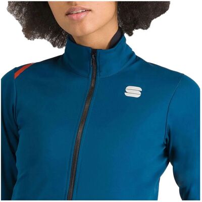 Veste de cyclisme femme Sportful Fiandre GORE-TEX INFINIUM - Bleu - Publicité Veste de cyclisme femme Sportful Fiandre GORE-TEX INFINIUM - Bleu - Publicité