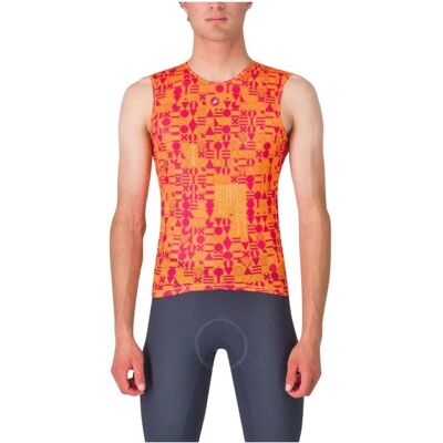 Castelli Espresso R--A/D Baselayer - SS25 - Vivid Orange - Baselayer Castelli Espresso R--A/D Baselayer - SS25 - Vivid Orange - Baselayer