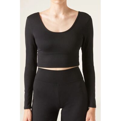 Calzedonia - Soft Touch T-Shirt - Schwarz - T-Shirt Calzedonia - Soft Touch T-Shirt - Schwarz - T-Shirt