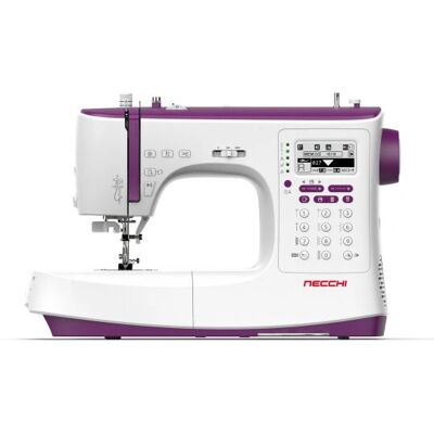 Necchi NC-204D - Violeta, Blanca - Máquina de coser automática Necchi NC-204D - Violeta, Blanca - Máquina de coser automática