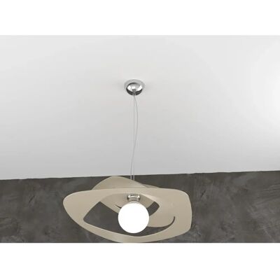 Lampada a sospensione moderna geometrica - TOP-LIGHT - 1157 S50 E27 - Sabbia Lampada a sospensione moderna geometrica - TOP-LIGHT - 1157 S50 E27 - Sabbia