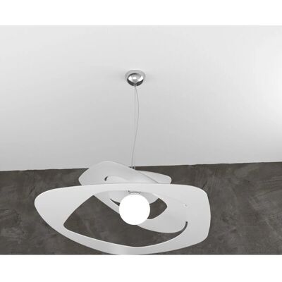 TOP-LIGHT Sospensione Moderna in Metallo Bianco - Lampada a Soffitto TOP-LIGHT Sospensione Moderna in Metallo Bianco - Lampada a Soffitto