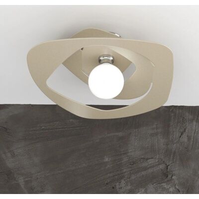 TOP-LIGHT Lampada da Soffitto Moderna - Finitura Sabbia 50cm TOP-LIGHT Lampada da Soffitto Moderna - Finitura Sabbia 50cm