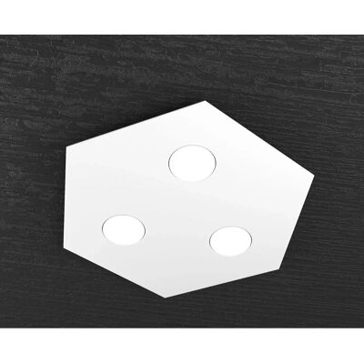 TOP-LIGHT Lampada a soffitto esagonale - Design bianco moderno TOP-LIGHT Lampada a soffitto esagonale - Design bianco moderno