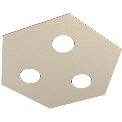 TOP-LIGHT Lampada a Soffitto Esagonale Moderna - 3 LED TOP-LIGHT Lampada a Soffitto Esagonale Moderna - 3 LED