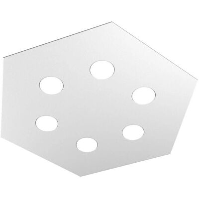 TOP-LIGHT Plafoniera Esagonale - Lampada Moderna 6 Luci Geometrica TOP-LIGHT Plafoniera Esagonale - Lampada Moderna 6 Luci Geometrica