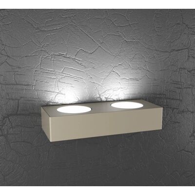 TOP-LIGHT Applique Gx53 - Design Moderno, Metallo, Finitura Sabbia TOP-LIGHT Applique Gx53 - Design Moderno, Metallo, Finitura Sabbia