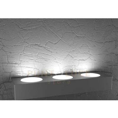 TOP LIGHT - Moderna Plate - Grigio Antracite - GX53 - applique a parete TOP LIGHT - Moderna Plate - Grigio Antracite - GX53 - applique a parete