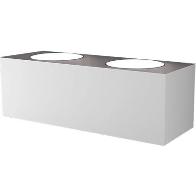 TOP-LIGHT Applique Rettangolare Moderna - Bi-emissione - 4 Luci TOP-LIGHT Applique Rettangolare Moderna - Bi-emissione - 4 Luci