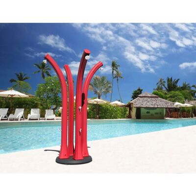 Doccia Solare Esterno Arkema Cherry - 23L Giardino Piscina Mixer Caldo Freddo Doccia Solare Esterno Arkema Cherry - 23L Giardino Piscina Mixer Caldo Freddo