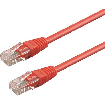 Cavo di rete WP WPC-PAT-6U005R - Rosso - 0,5 m - Cat6 U/UTP Cavo di rete WP WPC-PAT-6U005R - Rosso - 0,5 m - Cat6 U/UTP