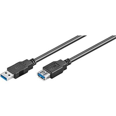 Ewent EC1009 USB-kabel - 3m USB 3.2 Gen 1 - Svart Ewent EC1009 USB-kabel - 3m USB 3.2 Gen 1 - Svart