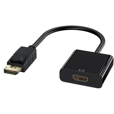 Ewent EC1455 Videokabeladapter - DisplayPort - Svart Ewent EC1455 Videokabeladapter - DisplayPort - Svart