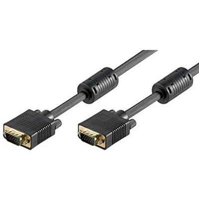Cabo VGA Ewent EC1105 - 5 m - VGA (D-Sub) - Preto Cabo VGA Ewent EC1105 - 5 m - VGA (D-Sub) - Preto