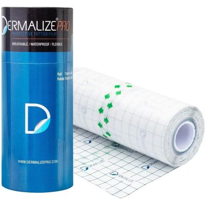 Dermalize Pro - Tattoo Roll - 10m - Tattoo aftercare film Dermalize Pro - Tattoo Roll - 10m - Tattoo aftercare film