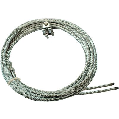 Cavo in acciaio Bricoman per basculanti - 4mm x 3,5m, gancio a 't' Cavo in acciaio Bricoman per basculanti - 4mm x 3,5m, gancio a 't'