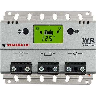 Western Co. WR 10 Solarladereglerung - PWM 12V 24V Western Co. WR 10 Solarladereglerung - PWM 12V 24V