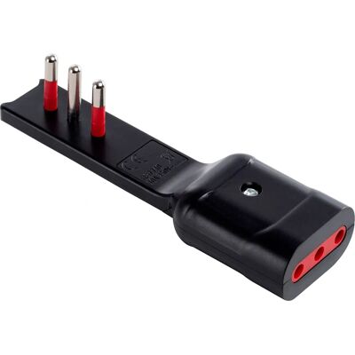 ROSI - Adaptateur Ultra Mince 10A Prise Italienne - Gain de Place ROSI - Adaptateur Ultra Mince 10A Prise Italienne - Gain de Place