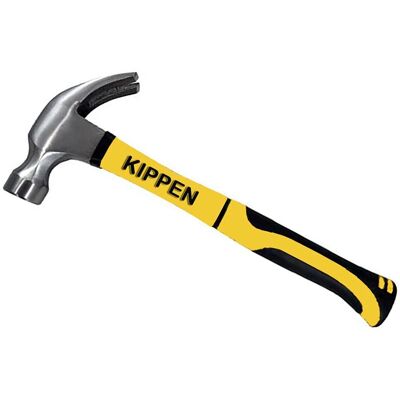 KIPPEN 1154EA Fiberglass Handle Hamer - Amerikaanse Type 450g KIPPEN 1154EA Fiberglass Handle Hamer - Amerikaanse Type 450g