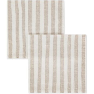 Coincasa - Righe - Beige - Σετ πετσέτες κουζίνας Coincasa - Righe - Beige - Σετ πετσέτες κουζίνας
