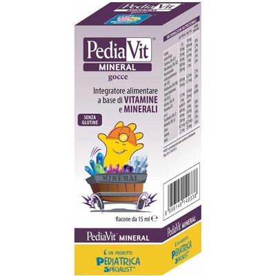 Pediatrica Specialist SRL Pediavit Mineral Gocce - Integratore alimentare Pediatrica Specialist SRL Pediavit Mineral Gocce - Integratore alimentare