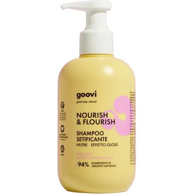 Goovi Nourish & Flourish Shampoo - Pflegend & Glänzend - Mit 94% natürlichen Inhaltsstoffen Goovi Nourish & Flourish Shampoo - Pflegend & Glänzend - Mit 94% natürlichen Inhaltsstoffen