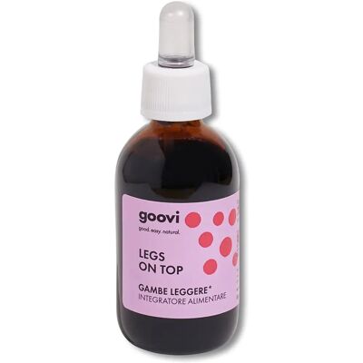 Goovi Gambe Leggere - Legs On Top - 50 ml - Integratore per gambe pesanti Goovi Gambe Leggere - Legs On Top - 50 ml - Integratore per gambe pesanti