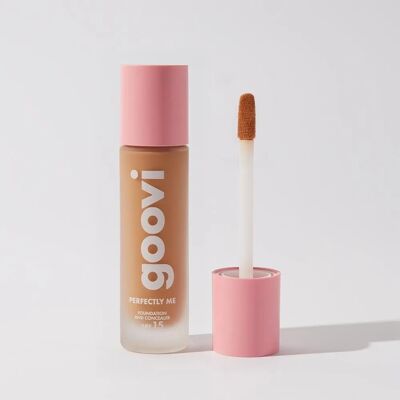 Fondotinta e Correttore Perfectly Me di Goovi - Beige Golden - SPF 15 Fondotinta e Correttore Perfectly Me di Goovi - Beige Golden - SPF 15