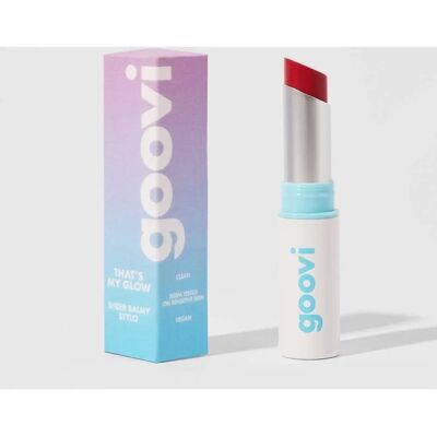 Balsamo Labbra Raspberry Fizz di Goovi - Nutriente & Lucido Balsamo Labbra Raspberry Fizz di Goovi - Nutriente & Lucido