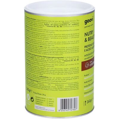 Goovi Polvo de Proteína de Chocolate de Alta Calidad - Apoyo Muscular y Piel Goovi Polvo de Proteína de Chocolate de Alta Calidad - Apoyo Muscular y Piel