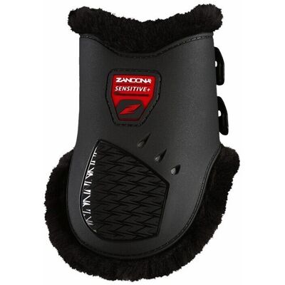 Zandona Carbon Air Sensitive+ Fetlock Protectors - Schwarz Fell Zandona Carbon Air Sensitive+ Fetlock Protectors - Schwarz Fell