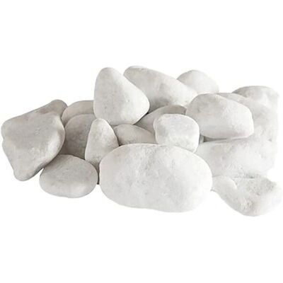 Divina Fire - Set 24 Pietre Decorative Bianche per Camino a Bioetanolo - Accessori Divina Fire - Set 24 Pietre Decorative Bianche per Camino a Bioetanolo - Accessori