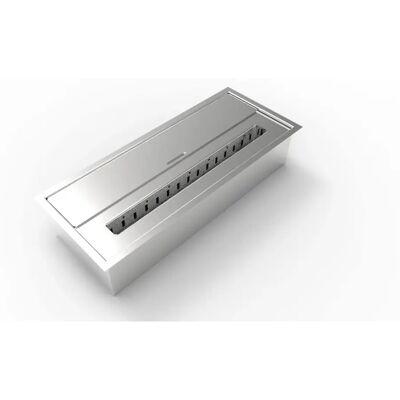 Inserto camino bioetanolo Divina Fire - Acciaio inox 3,5L Inserto camino bioetanolo Divina Fire - Acciaio inox 3,5L