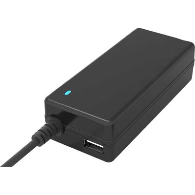 ITEK Universeel Laptop & Tablet Oplader - 65W, 12 Aansluitingen, USB - Zwart ITEK Universeel Laptop & Tablet Oplader - 65W, 12 Aansluitingen, USB - Zwart