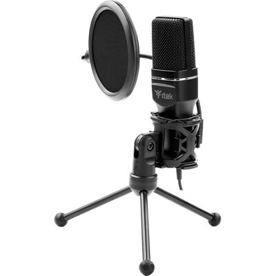 Itek M100 Mikrofon - Kondensatorowy mikrofon studyjny USB z filtrem antispionowym Itek M100 Mikrofon - Kondensatorowy mikrofon studyjny USB z filtrem antispionowym